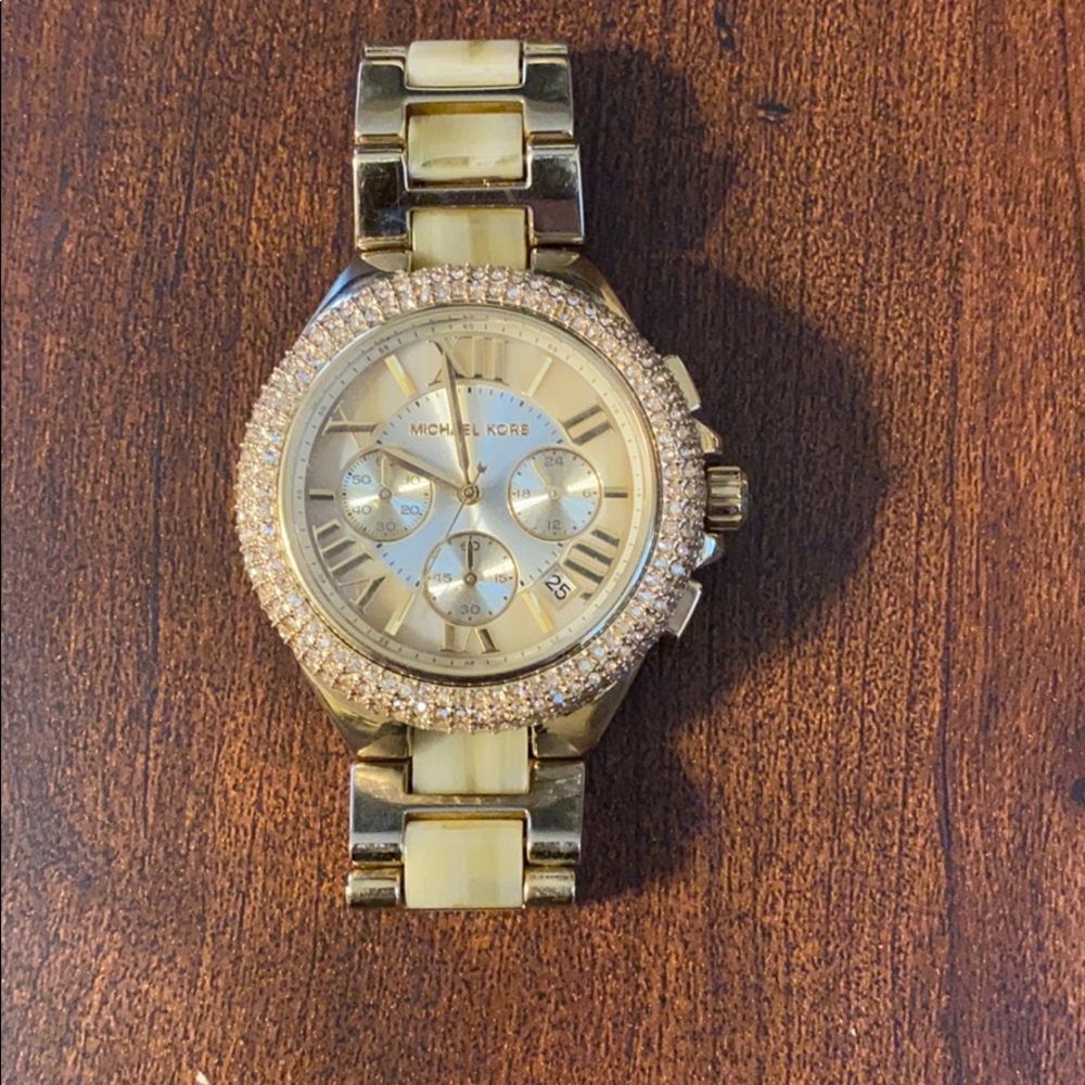 Gold Michael Kors watch
